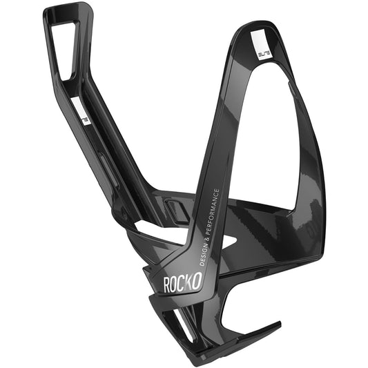 Bidonhouder ELITE ROCKO Carbon Glanzend Zwart