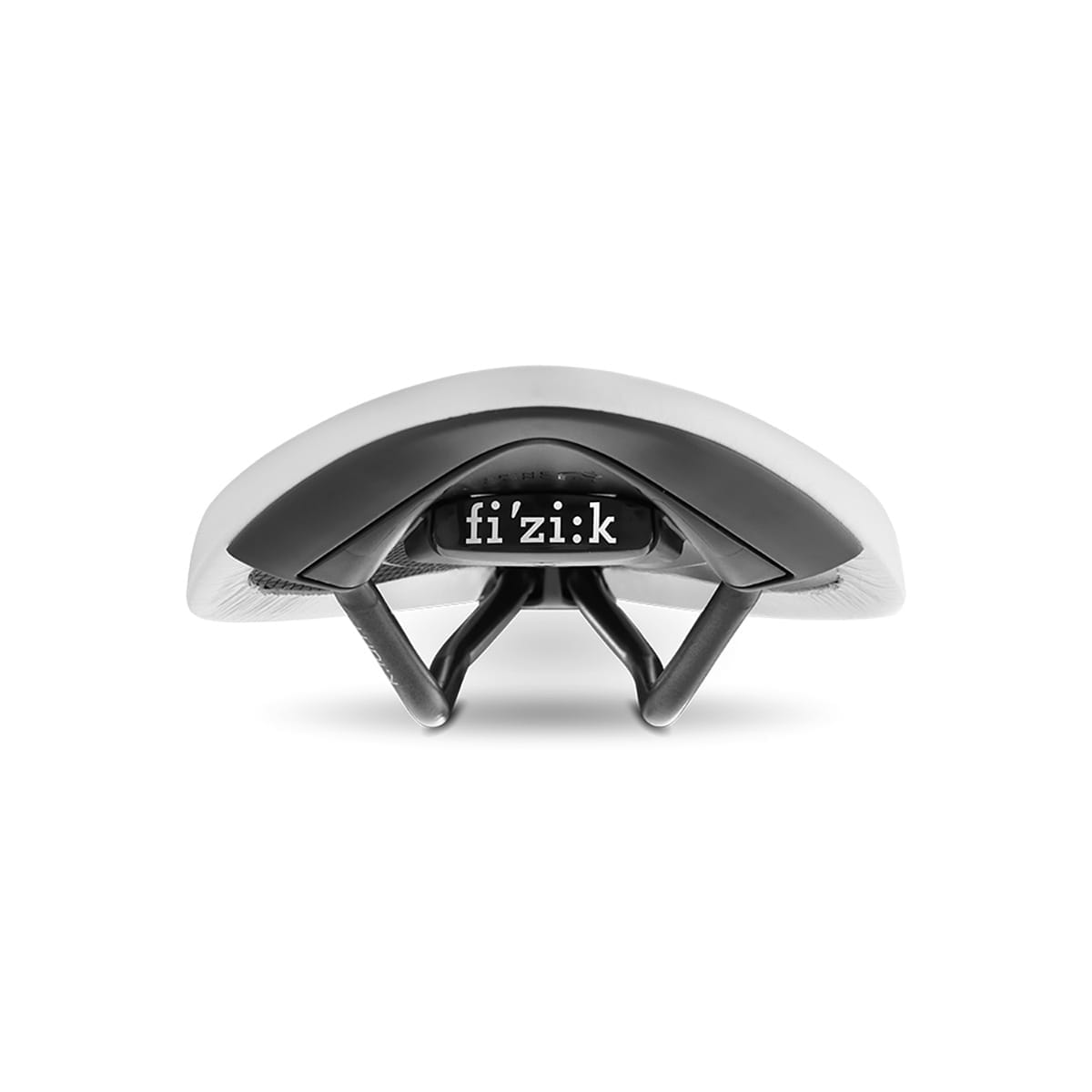 Saddle FIZIK ARIONE R3 OPEN LARGE Kium Rails White Edition