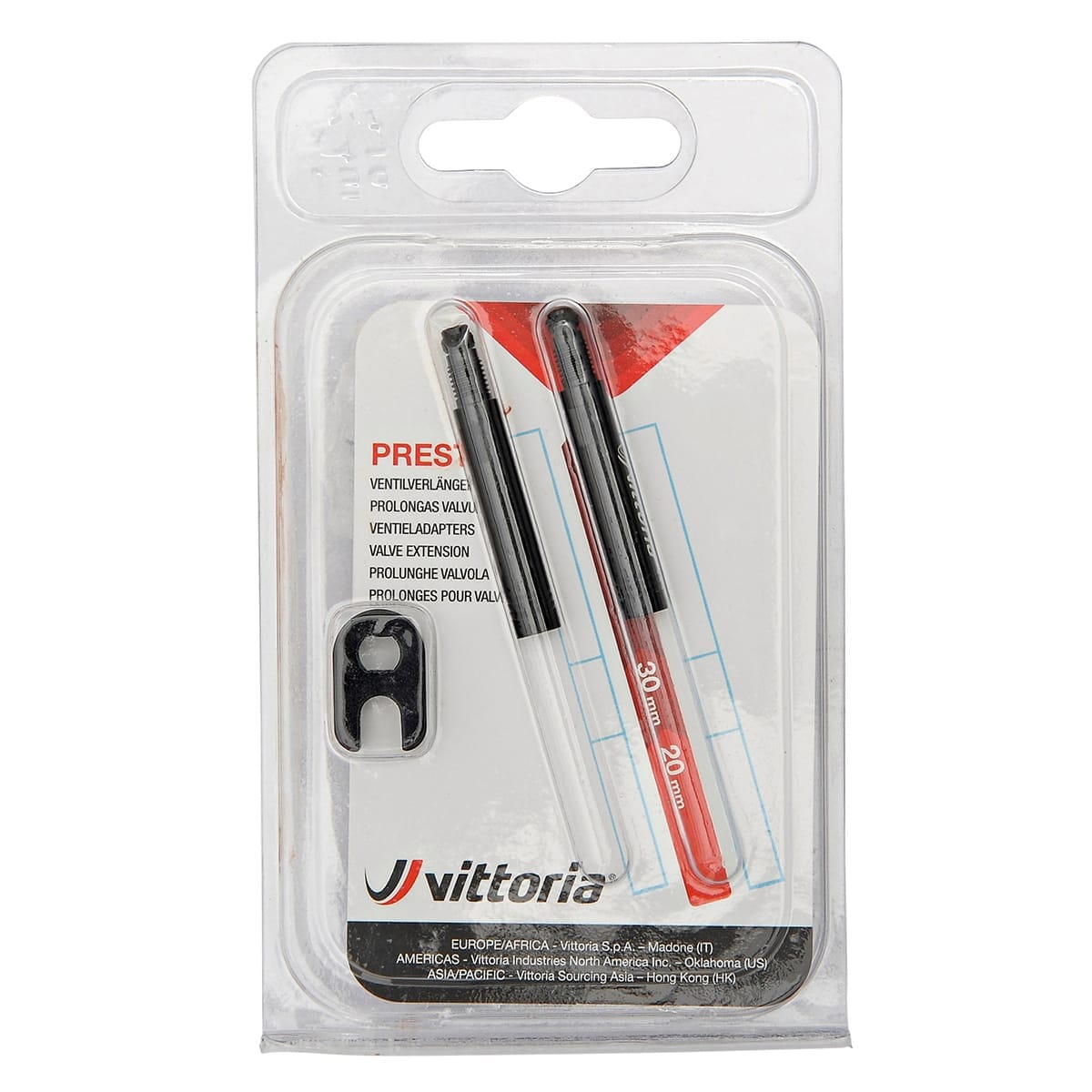 VITTORIA Presta Valve Extenders Black (x2)