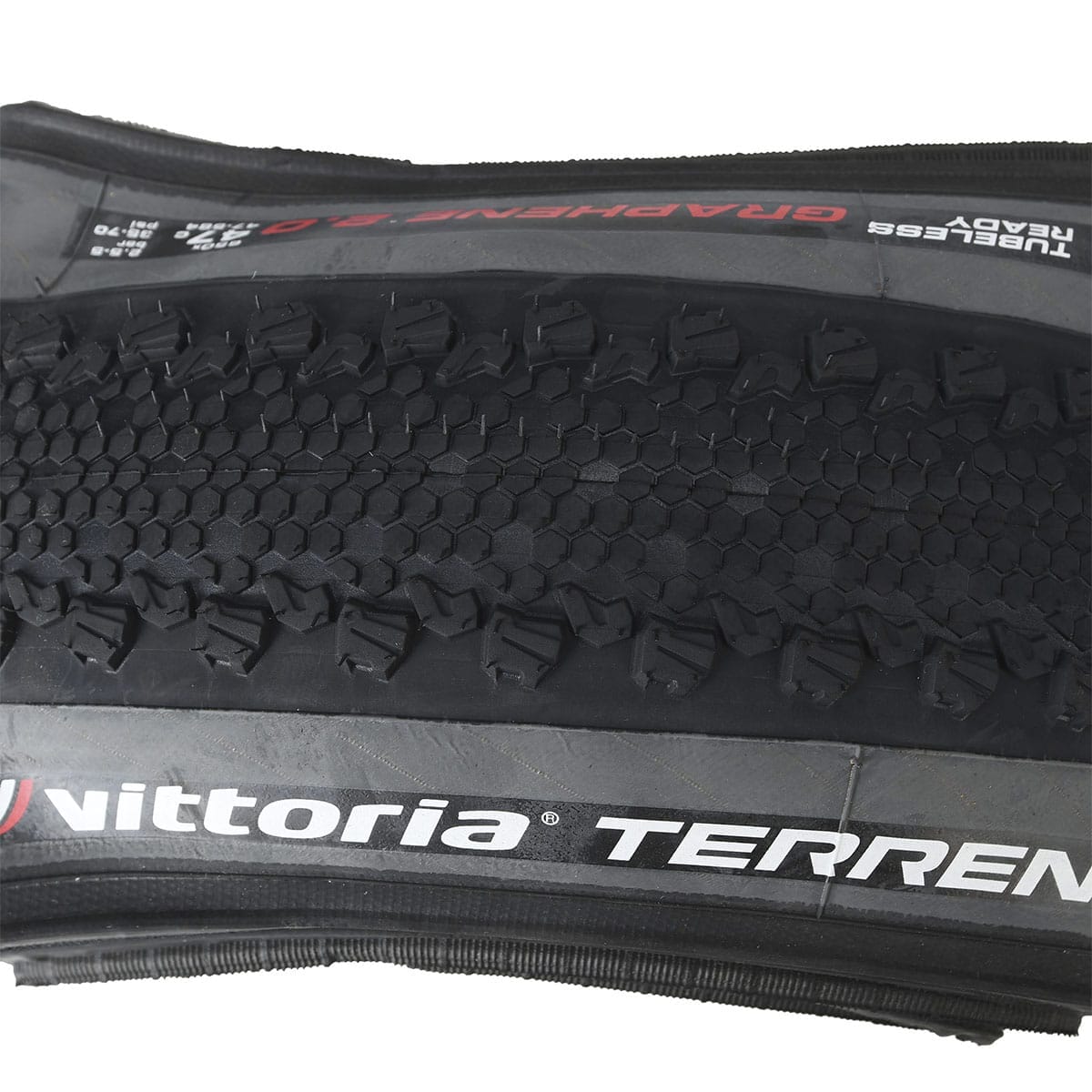 Band VITTORIA TERRENO DRY Graphene G2.0 650x47c Tubeless Ready Grijs