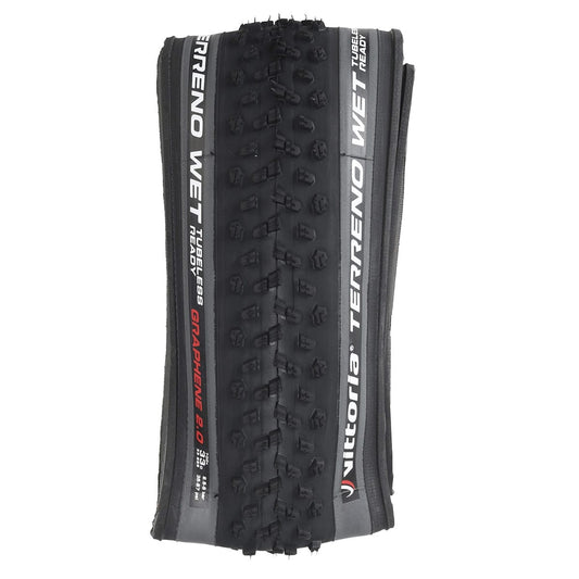 VITTORIA TERRENO WET Graphene G2.0 700x33c Tubeless Ready Grey Tyre