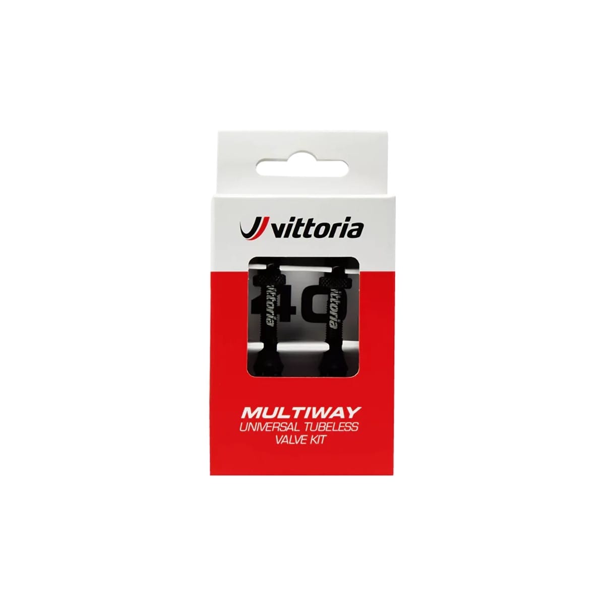 Tubeless-ventiler VITTORIA MULTIWAY Sort Presta (x2)