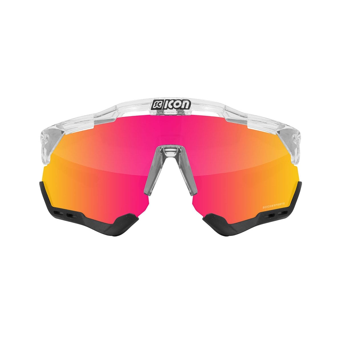 SCICON AEROSHADE Translucent Iridium Red Glasses