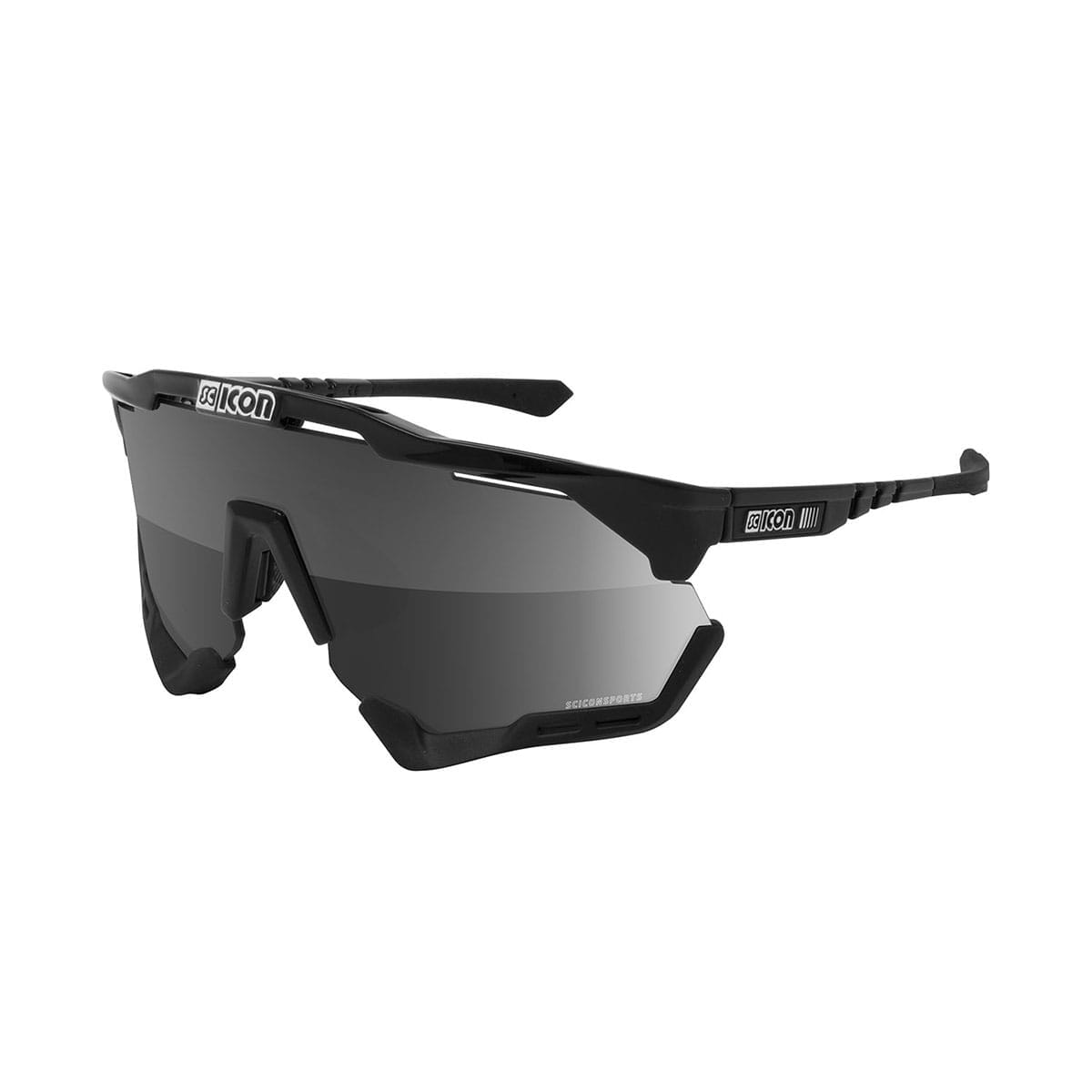 SCICON AEROSHADE Glasses Black Iridium Silver