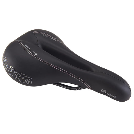 Siodło SELLE ITALIA DONNA GEL FLOW TM damskie szyny manganowe