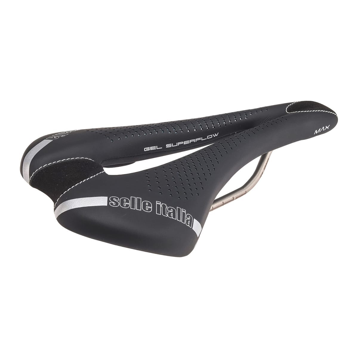 Selle ITALIA MAX SLR GEL SUPERFLOW L TI316 Rails