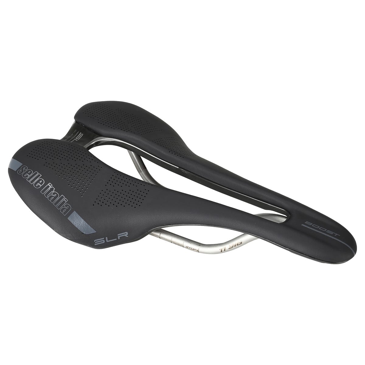 Sadel ITALIA SLR BOOST SUPERFLOW L TI316 skinnebeslag