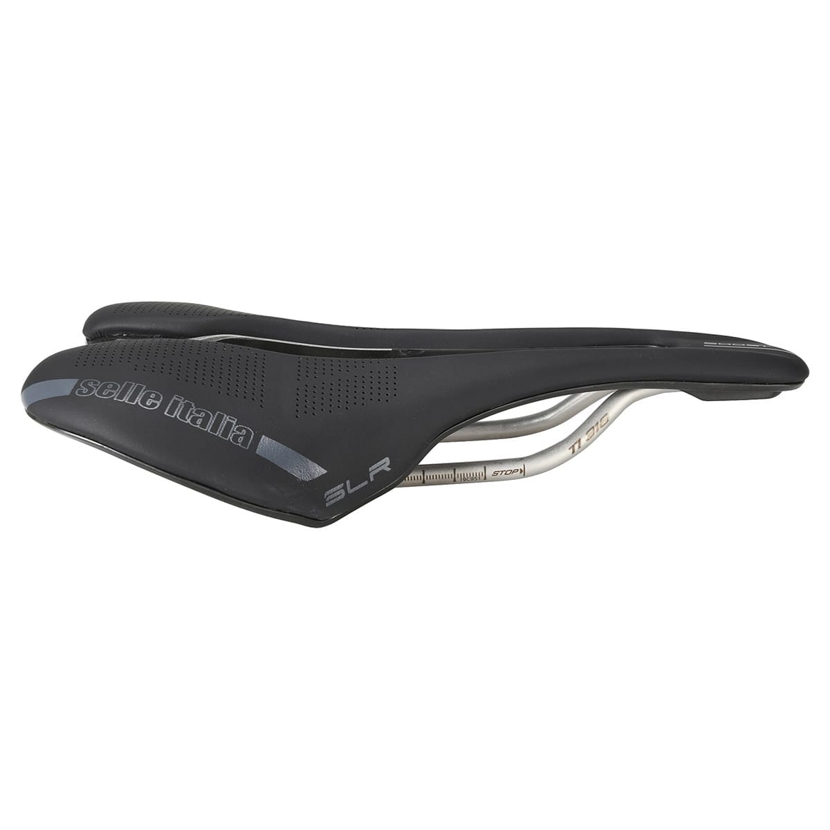 Sadel ITALIA SLR BOOST SUPERFLOW L TI316 skinnebeslag