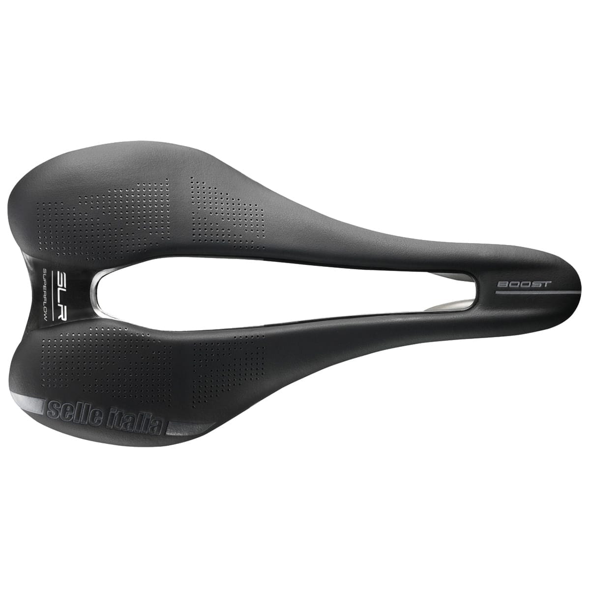Sadel ITALIA SLR BOOST SUPERFLOW L TI316 skinnebeslag