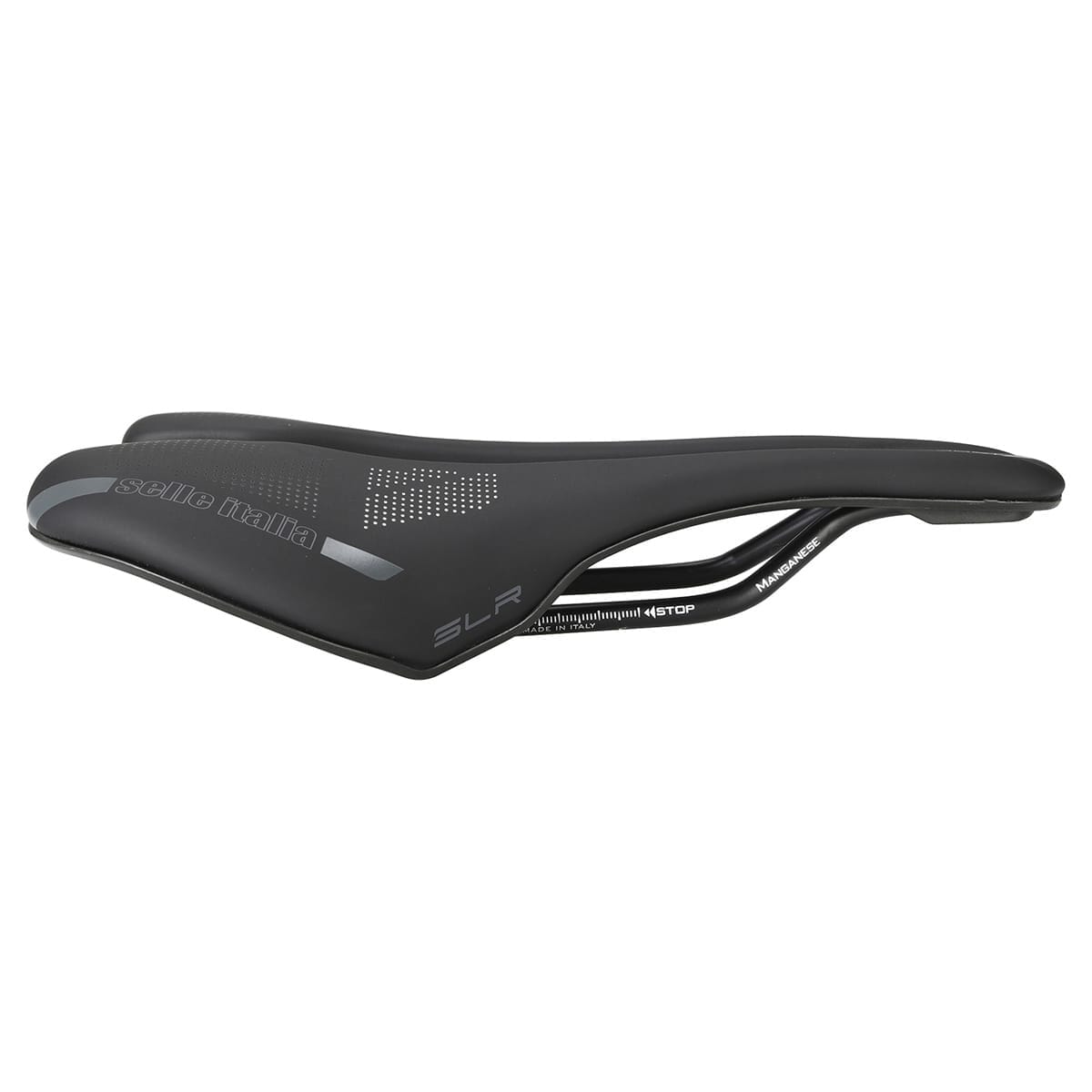 Sadel ITALIA SLR BOOST SUPERFLOW L Mangan skinnebjælker