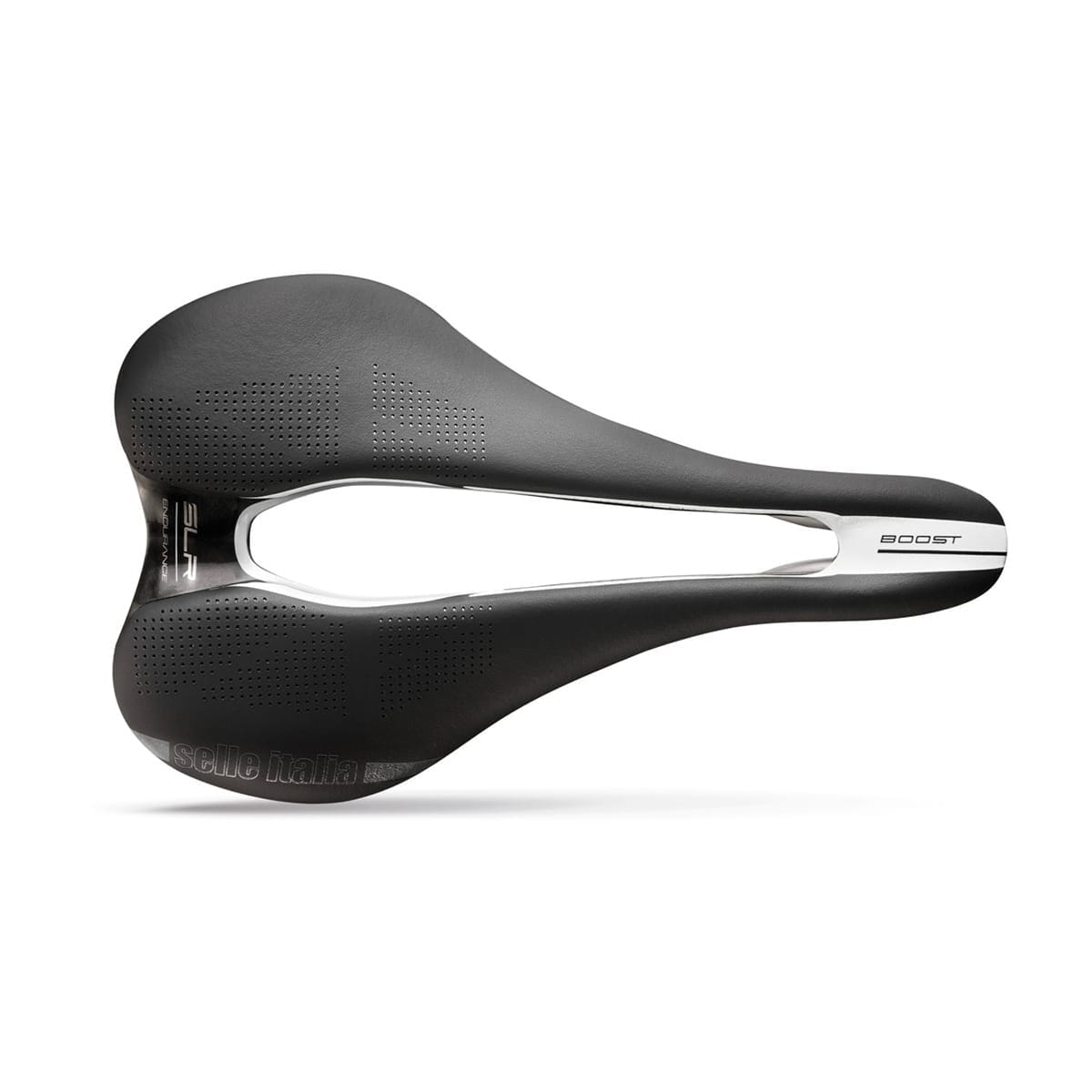 Sadel ITALIA SLR BOOST ENDURANCE SUPERFLOW L Skinnebjælker Ti316