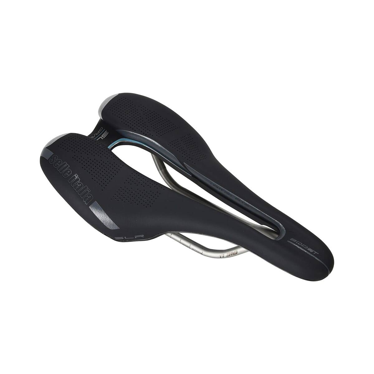 Saddle SELLE ITALIA SLR BOOST GRAVEL SUPERFLOW S Ti316 Rails