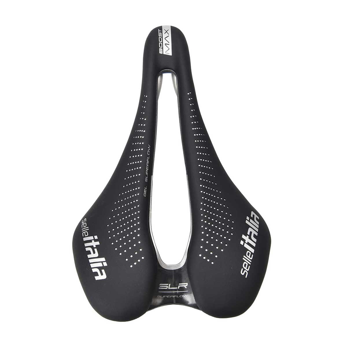 Sadel SELLE ITALIA MAX SLR BOOST GEL TI316 SUPERFLOW 155mm skinne TI316