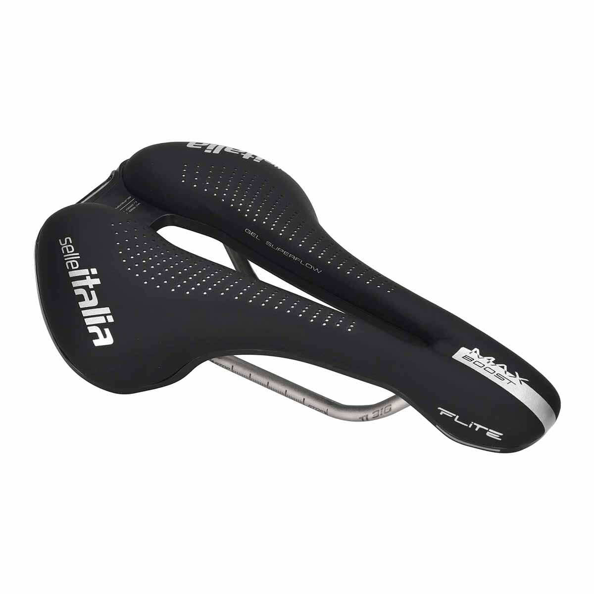 SELLE ITALIA MAX FLITE BOOST GEL TI316 SUPERFLOW TI316 Rails Saddle