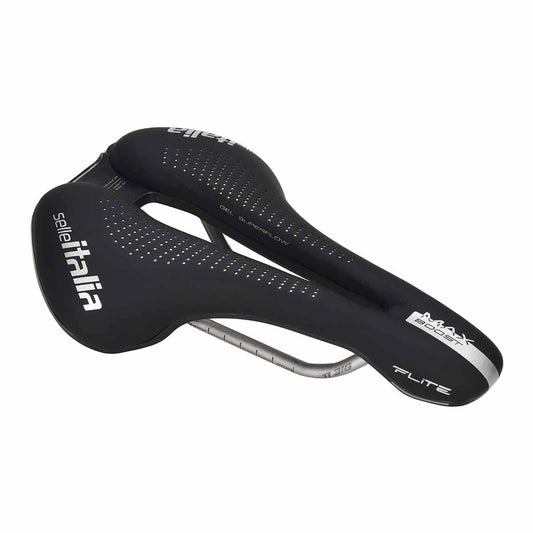 Siodełko SELLE ITALIA MAX FLITE BOOST GEL TI316 SUPERFLOW szyny TI316