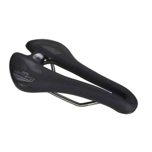 Σέλα SELLE SAN MARCO APSIDE SHORT SUPERCOMFORT OPEN-FIT RACING 139mm Ράγες Μαγγάνιο