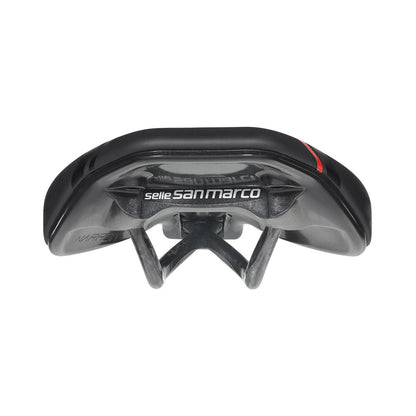 Sedlo SAN MARCO GROUND SHORT OPEN-FIT CARBON FX 140mm Černé