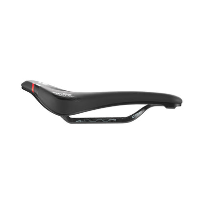 Sedlo SAN MARCO GROUND SHORT OPEN-FIT CARBON FX 140mm Černé