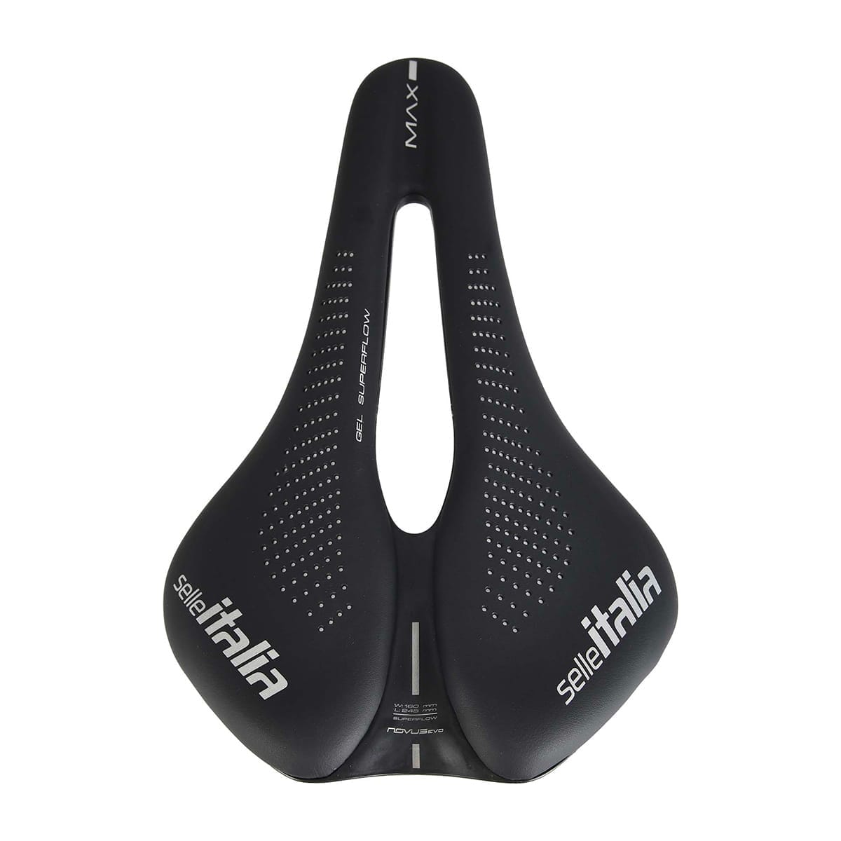 Selle ITALIA MAX NOVUS EVO BOOST GEL SUPERFLOW Ti316 Rails