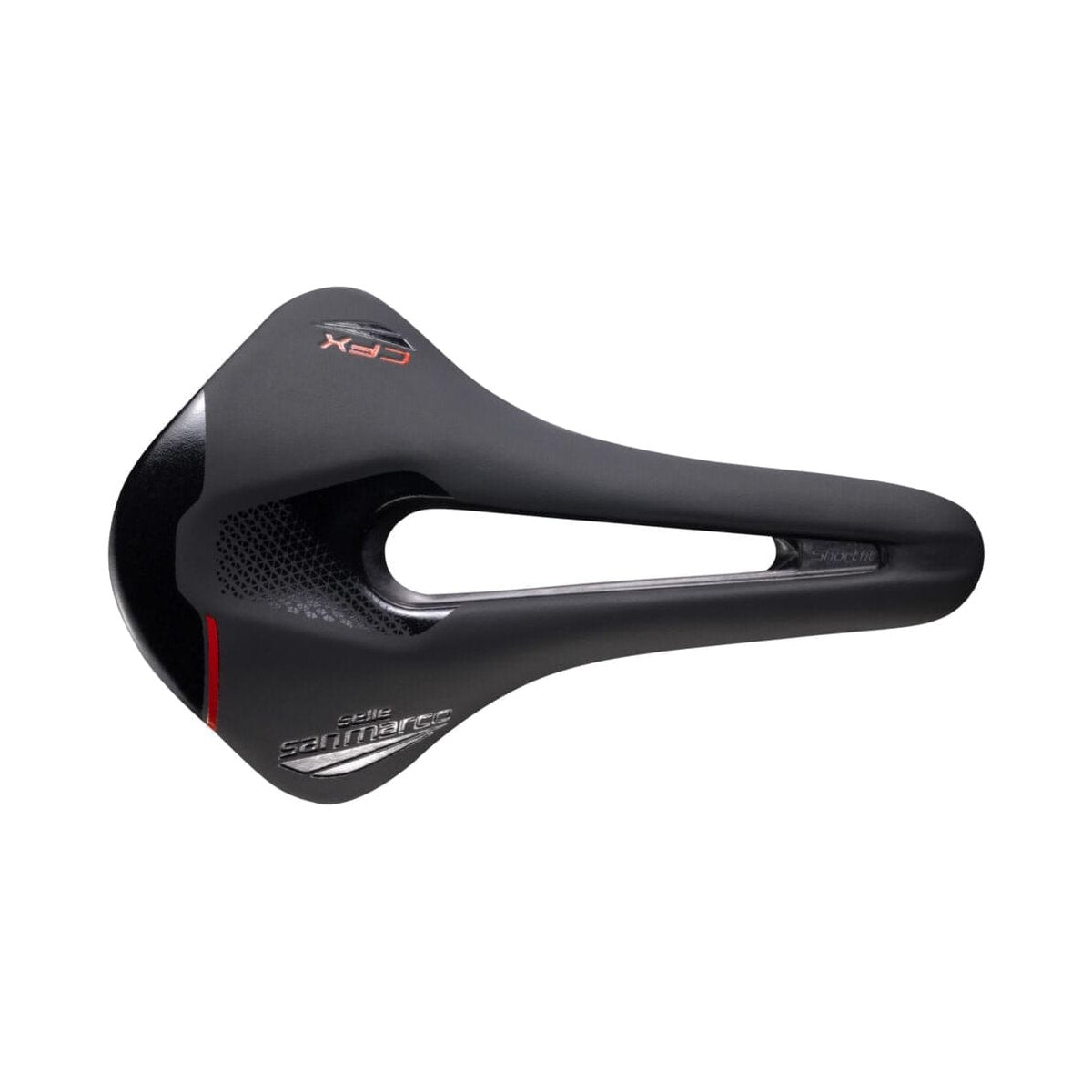 Σέλα SELLE SAN MARCO SHORTFIT 2.0 OPEN-FIT CARBON FX Narrow Ράγες Ανθρακονήματος