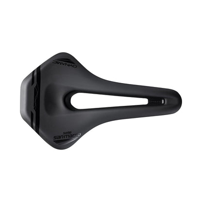 Zadel SAN MARCO GROUND SHORT OPEN-FIT DYNAMIC 155mm Zwart