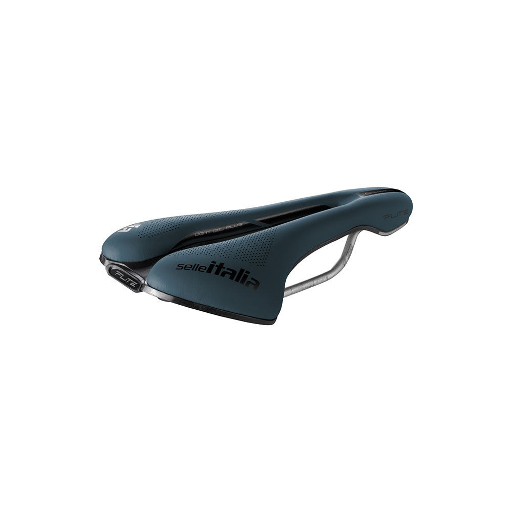 SELLE ITALIA FLITE BOOST GRAVEL SUPERFLOW S TI316 Rails Blue Saddle