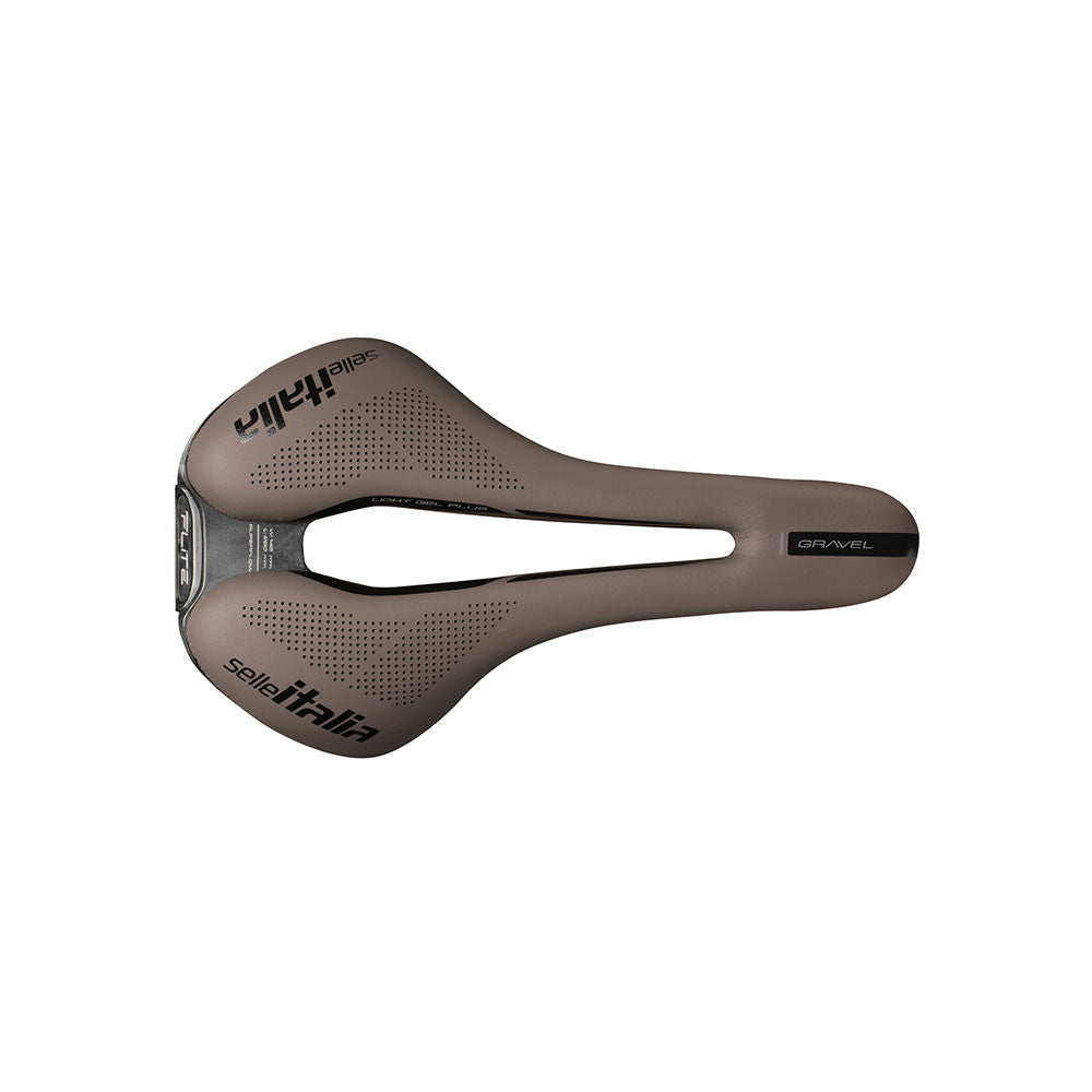 SELLE ITALIA FLITE BOOST GRAVEL SUPERFLOW S TI316 Rails Brown Saddle