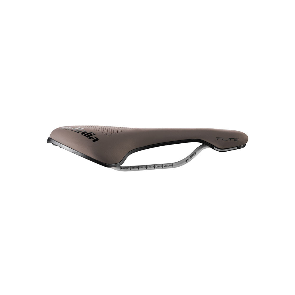 SELLE ITALIA FLITE BOOST GRAVEL SUPERFLOW S TI316 Rails Brown Saddle