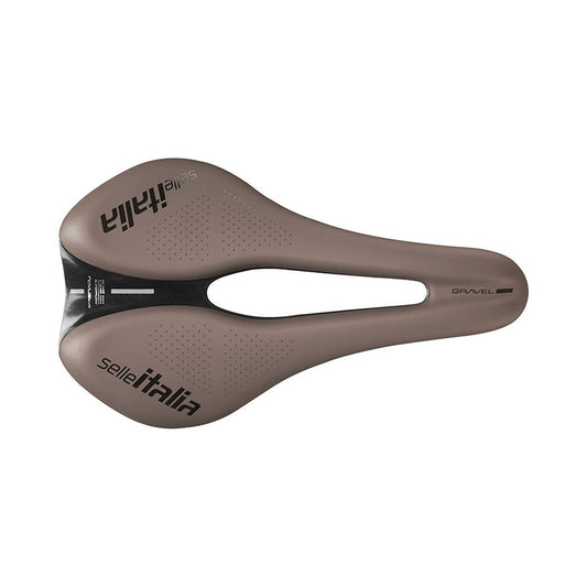 SELLE ITALIA NOVUS BOOST EVO GRAVEL SUPERFLOW TM L Rails Manganèse -satula ruskea