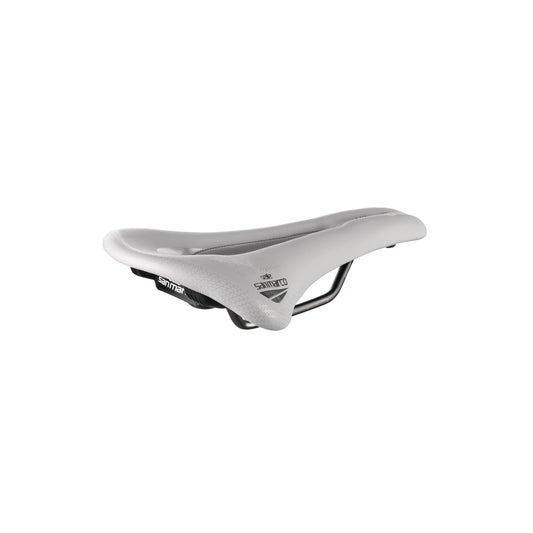 Selle SAN MARCO ALLROAD SUPERCONFORT OPEN-FIT RACING L3 Bredde 146mm Xsilite Stålskinne Grå/Hvid