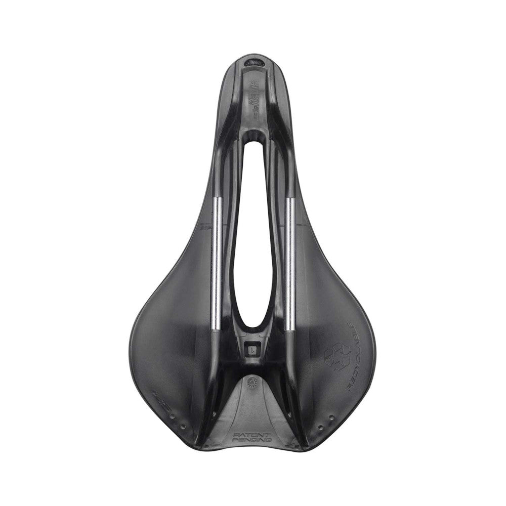 Satula SELLE ITALIA MODEL X GREEN SUPERFLOW L Fec-kiskot Musta