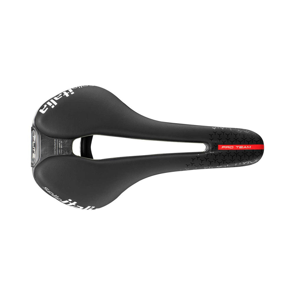 Satula SELLE ITALIA FLITE BOOST SUPERFLOW PRO TEAM 6.1 S Rails Carbone Musta