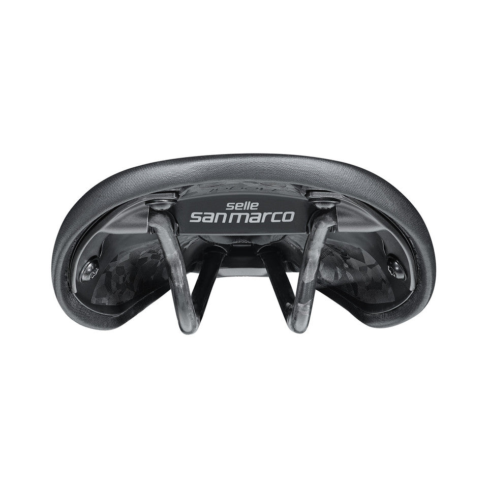 Σέλα SAN MARCO REGAL SHORT OPEN-FIT CARBON FX S3 Πλάτος 140mm Ράγες Ανθρακόνημα