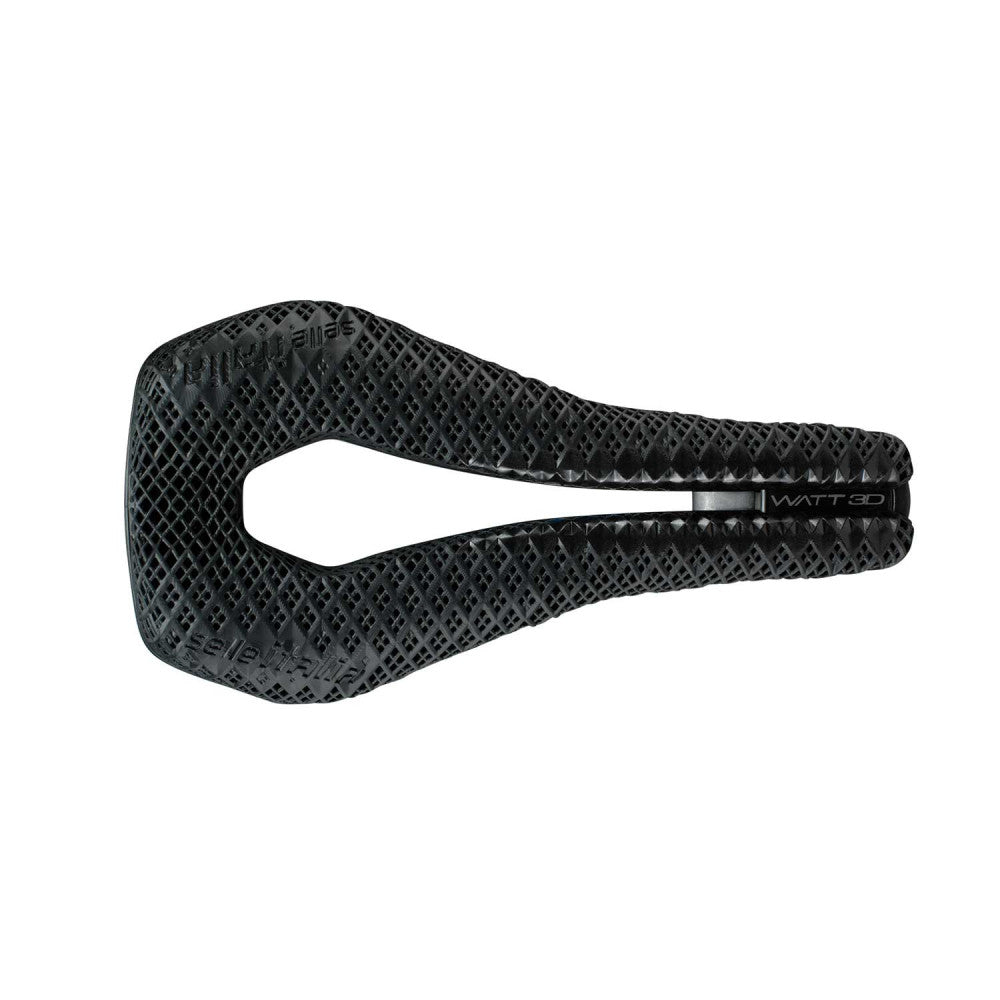 Sadel SELLE ITALIA WATT SUPERFLOW 3D Rails Ti316 Sort