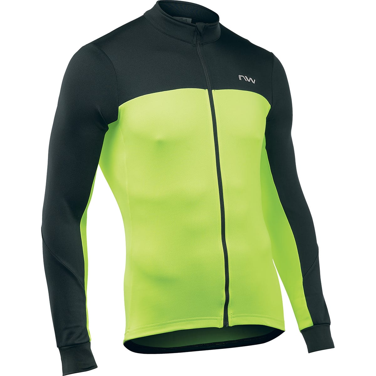 Trøje NORTHWAVE FORCE 2 Lange Ærmer Sort/Gul