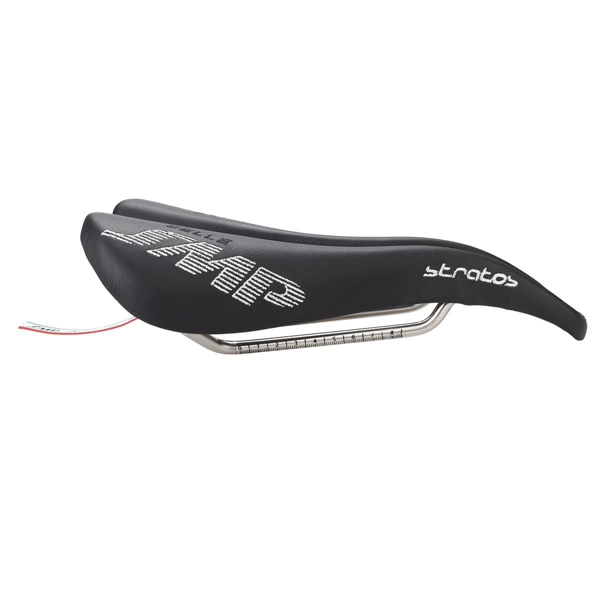 Selle SMP STRATOS Læder Rustfri Skinne Sort