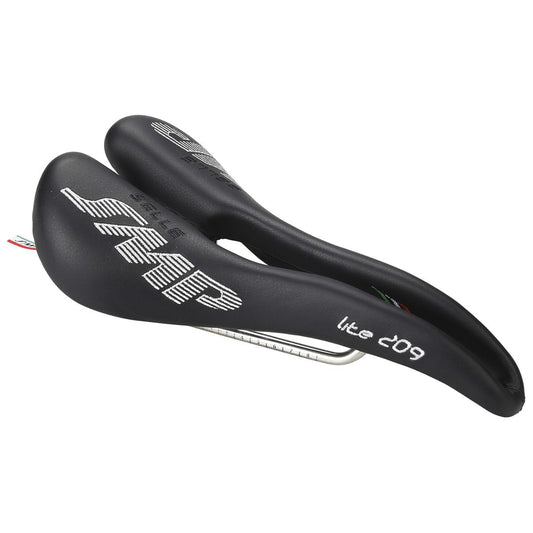 Selle SMP LITE 209 Inox Skinne Sort