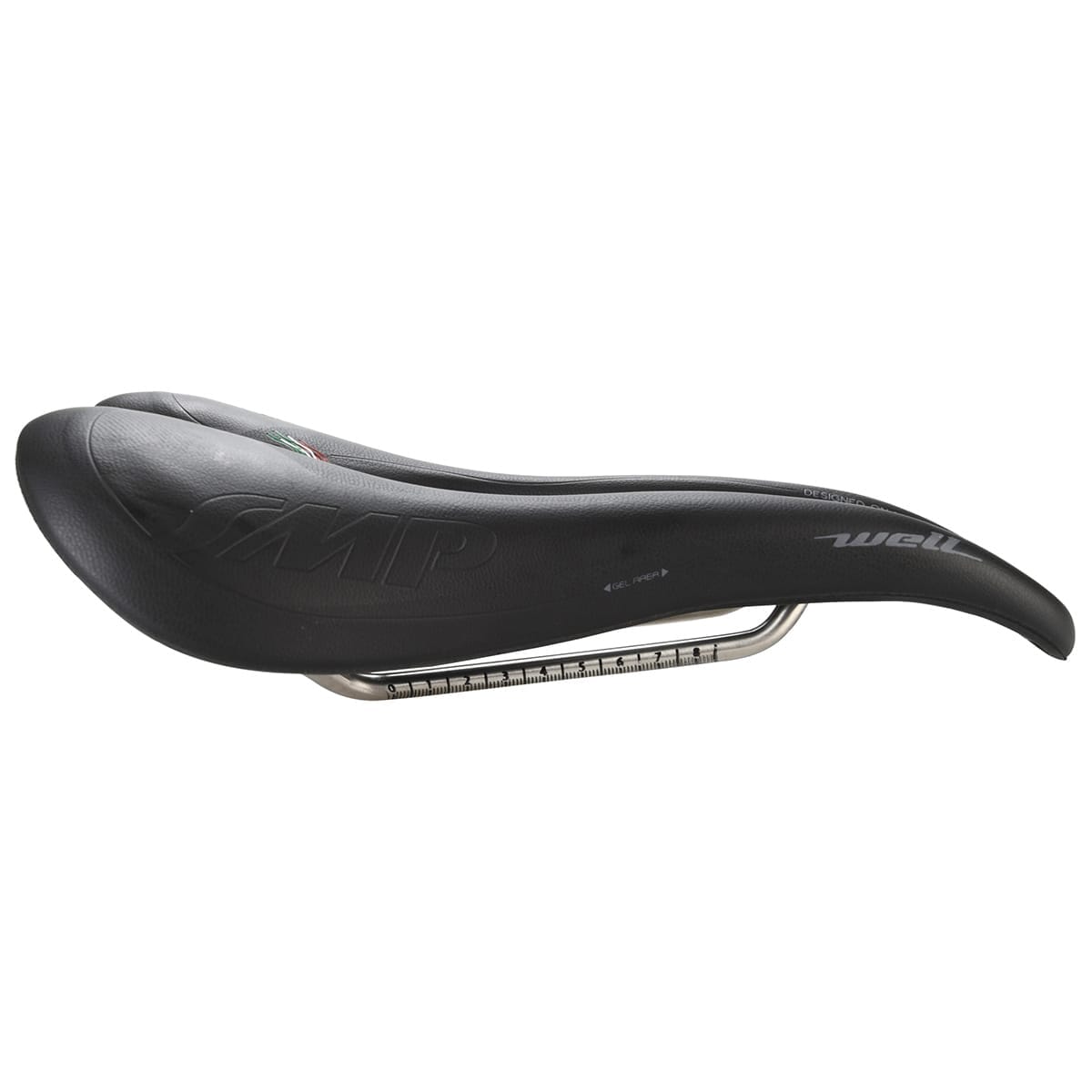 Selle SMP WELL GEL bredde 144mm stålskinners