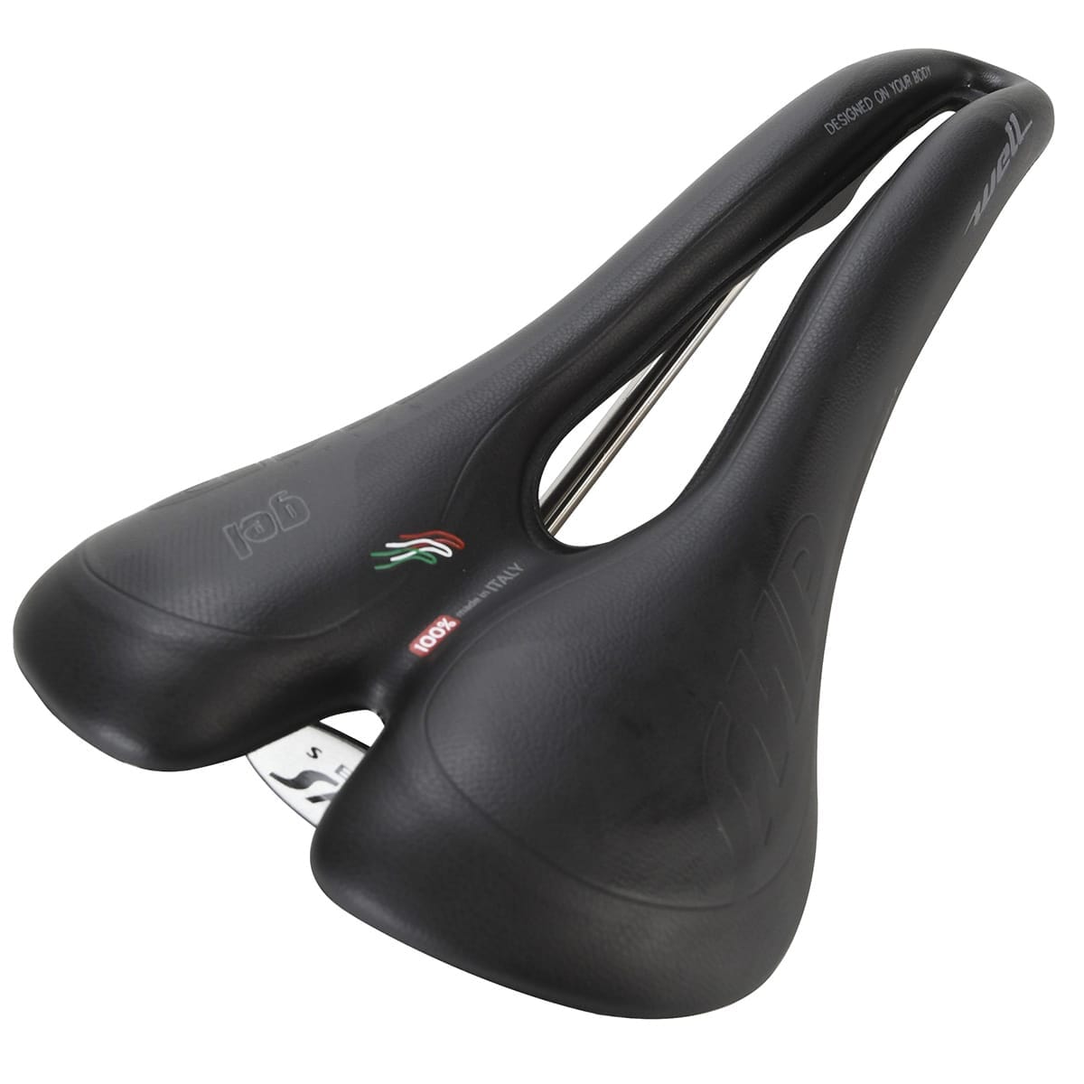 Selle SMP WELL GEL bredde 144mm stålskinners