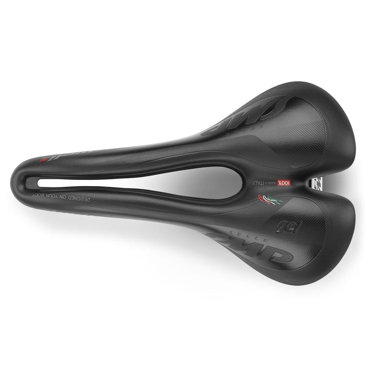 Selle SMP WELL M1 GEL leveys 163mm teräsrungot