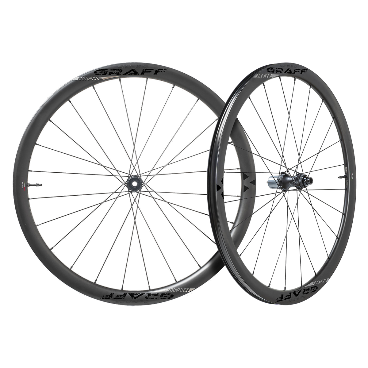 Sada kol MICHE CARBO GRAFF EVO DISC Tubeless Ready (Center Lock)