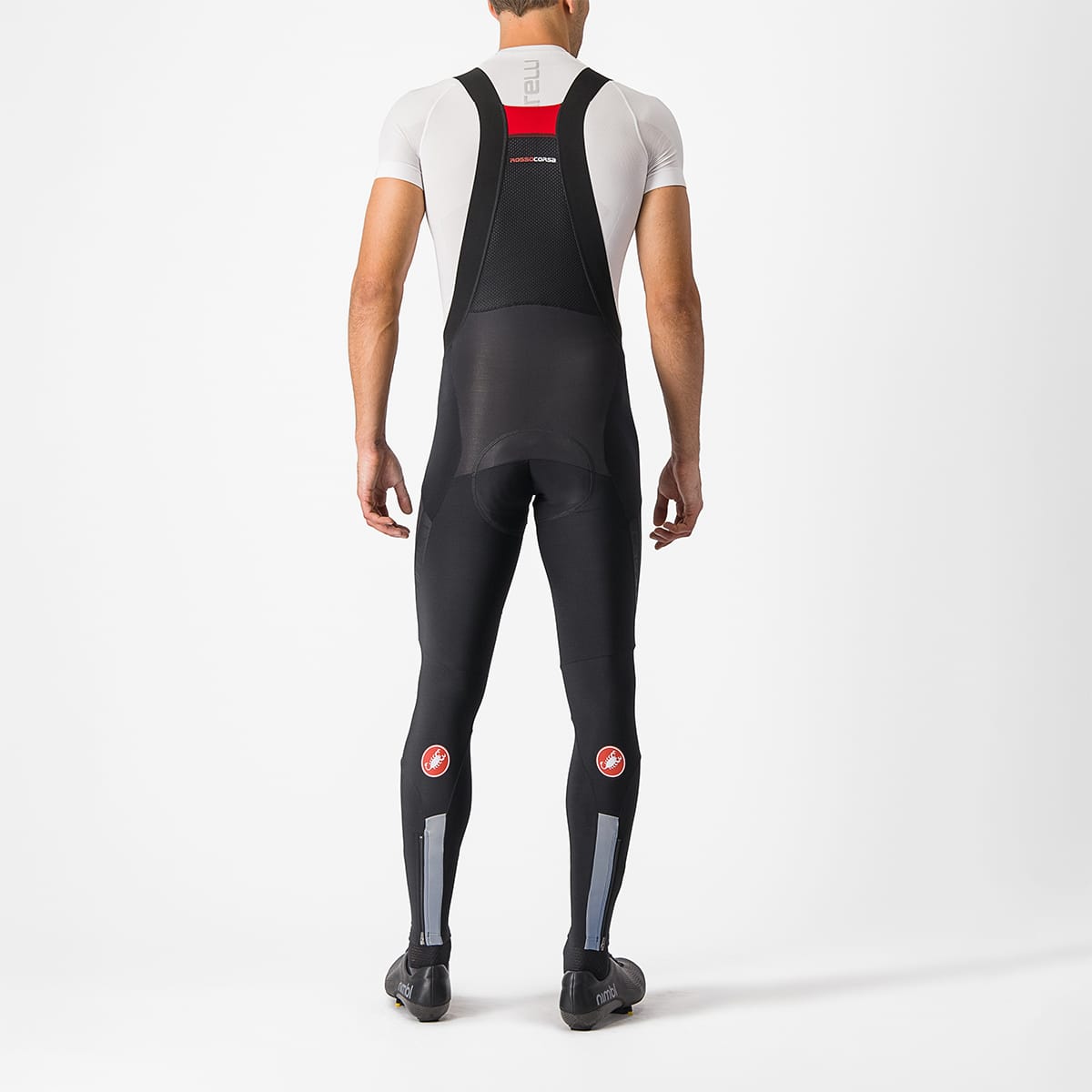 CASTELLI SORPASSO RoS -pitkät olkainpyöräilyshortsit Musta