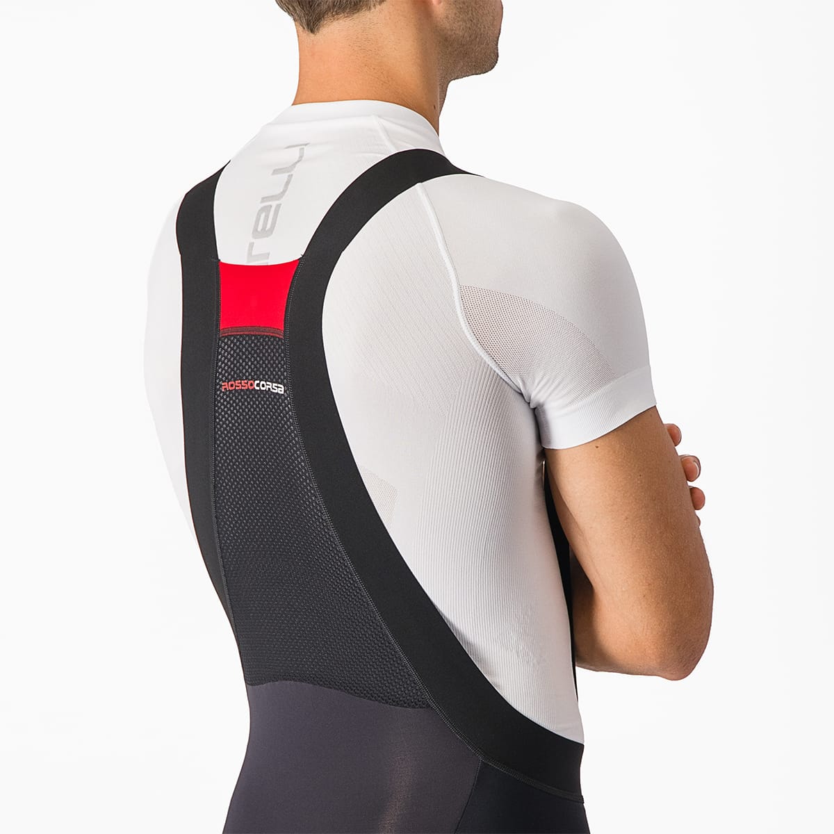 CASTELLI SORPASSO RoS -pitkät olkainpyöräilyshortsit Musta