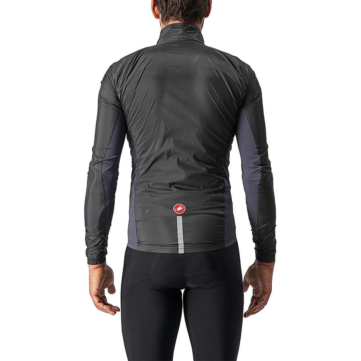 Jacket CASTELLI SQUADRA STRETCH Μαύρο/Γκρι 