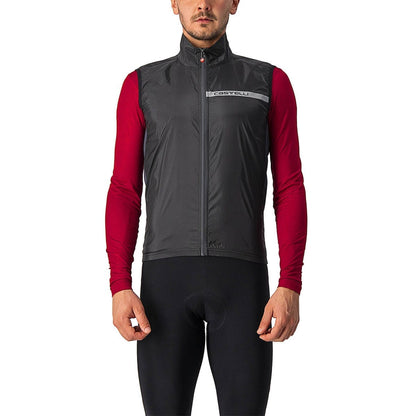 Prsluk CASTELLI SQUADRA STRETCH Crni/Sivi