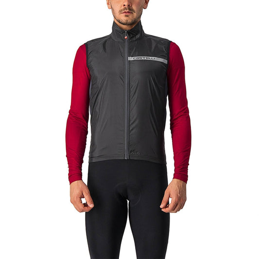 CASTELLI SQUADRA STRETCH -liivi, musta/harmaa