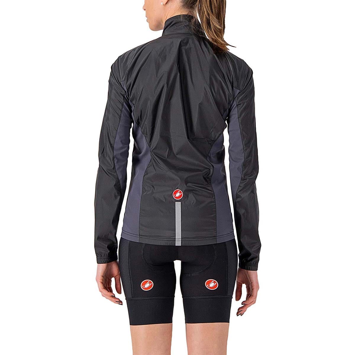 CASTELLI SQUADRA STRETCH Women's Jacket Black/Grey