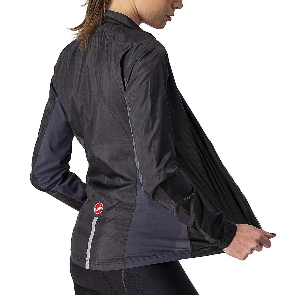 CASTELLI SQUADRA STRETCH Women's Jacket Black/Grey