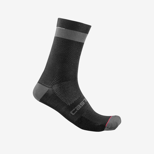 Чорапи CASTELLI ALPHA 18 черни/сиви
