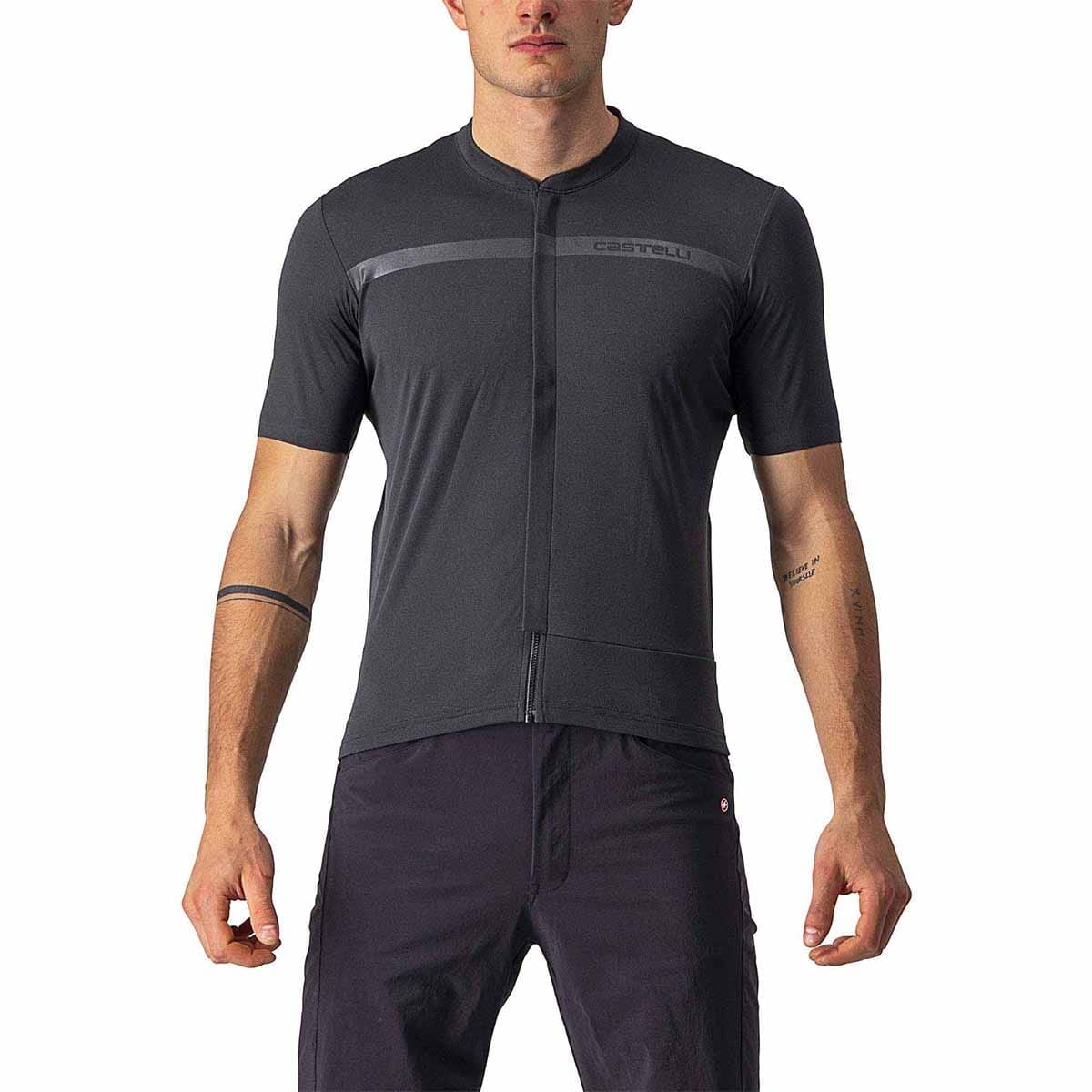 CASTELLI UNLIMITED ALLROAD lyhythihainen jersey harmaa